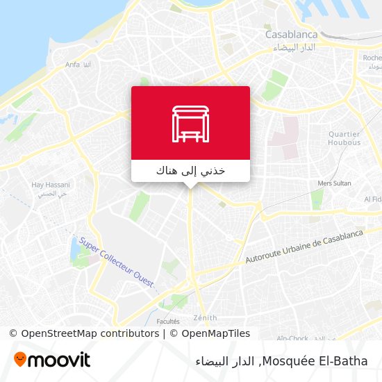 خريطة Mosquée El-Batha