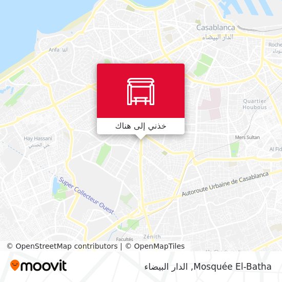 خريطة Mosquée El-Batha