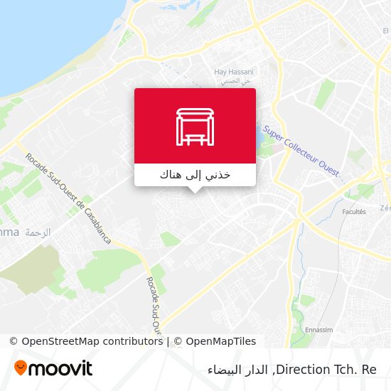 خريطة Direction Tch. Re