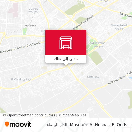 خريطة Mosquée Al-Hosna - El Qods