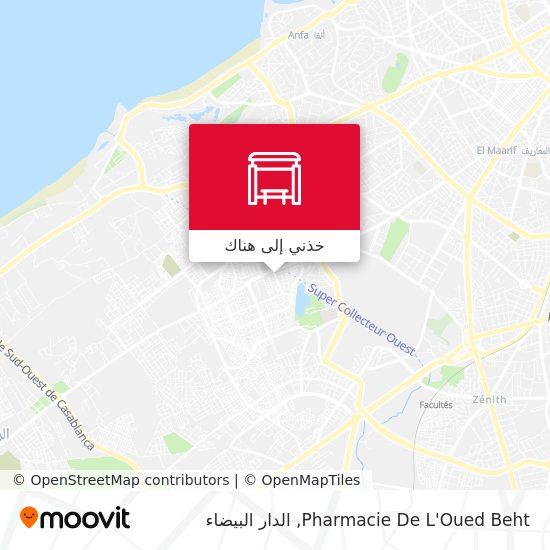 خريطة Pharmacie De L'Oued Beht