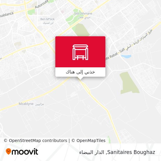 خريطة Sanitaires Boughaz