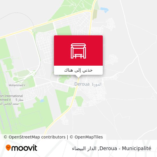 خريطة Deroua - Municipalité
