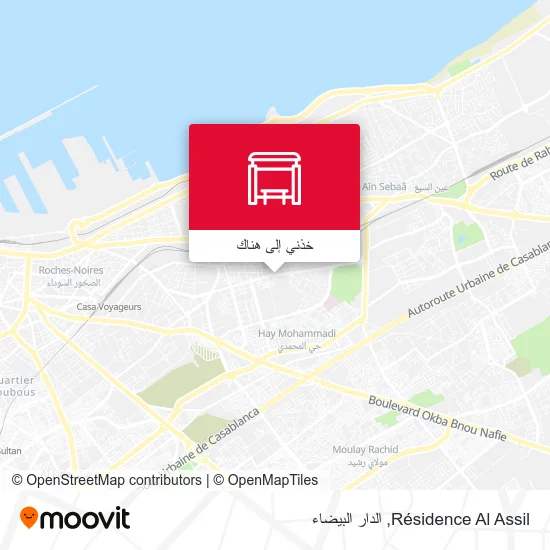 خريطة Résidence Al Assil