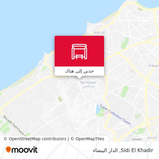 خريطة Sidi El Khadir