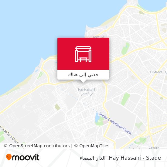 خريطة Hay Hassani - Stade