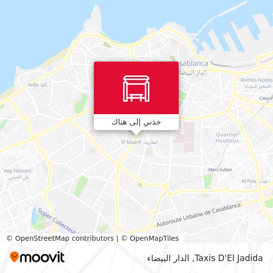 خريطة Taxis D'El Jadida