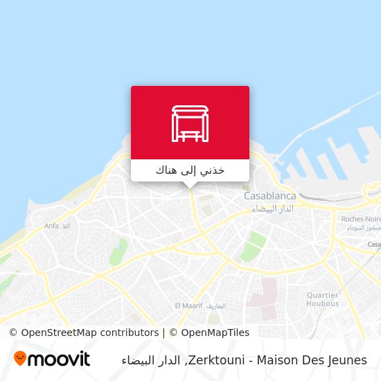 خريطة Zerktouni - Maison Des Jeunes