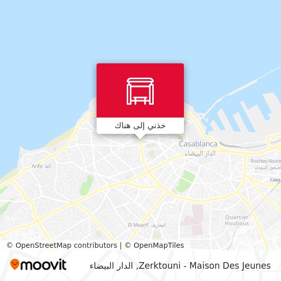 خريطة Zerktouni - Maison Des Jeunes
