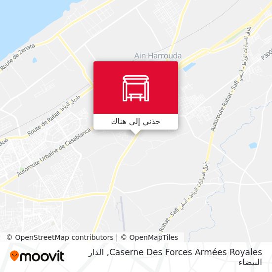 خريطة Caserne Des Forces Armées Royales