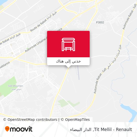 خريطة Tit Mellil - Renault