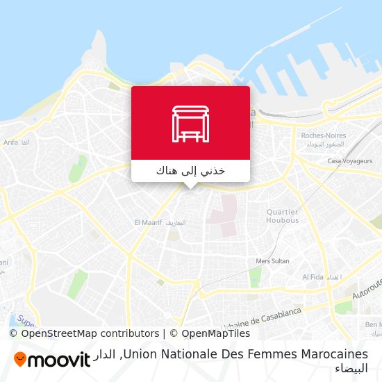 خريطة Union Nationale Des Femmes Marocaines