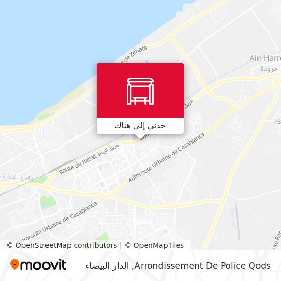 خريطة Arrondissement De Police Qods