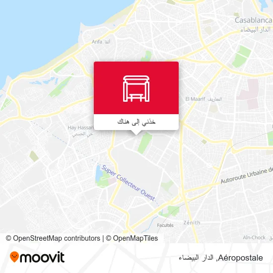 خريطة Aéropostale