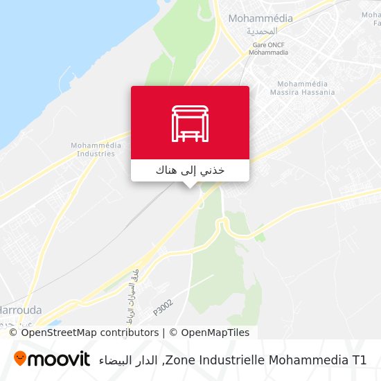 خريطة Zone Industrielle Mohammedia T1