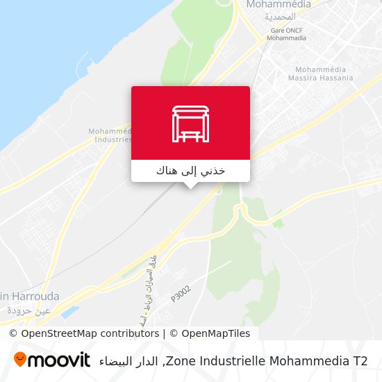 خريطة Zone Industrielle Mohammedia T2