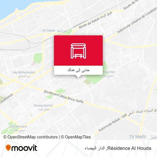 خريطة Résidence Al Houda