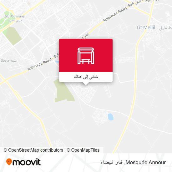 خريطة Mosquée Annour