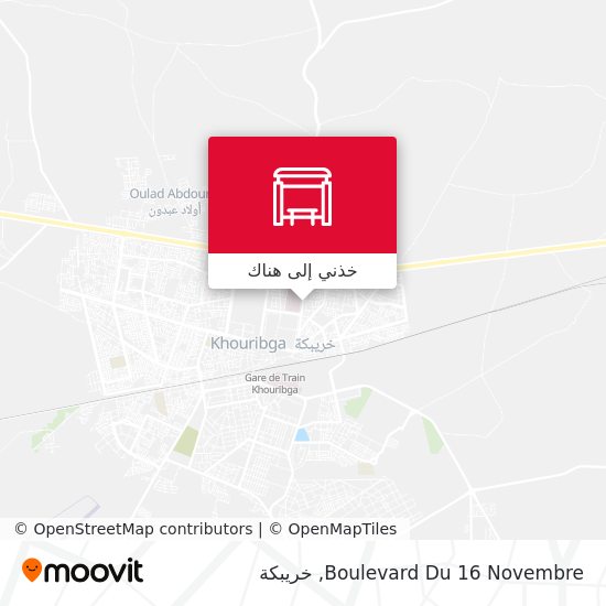 خريطة Boulevard Du 16 Novembre