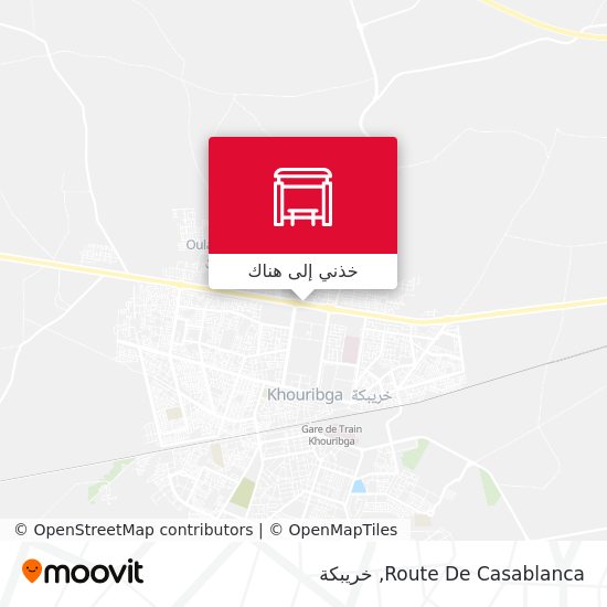 خريطة Route De Casablanca