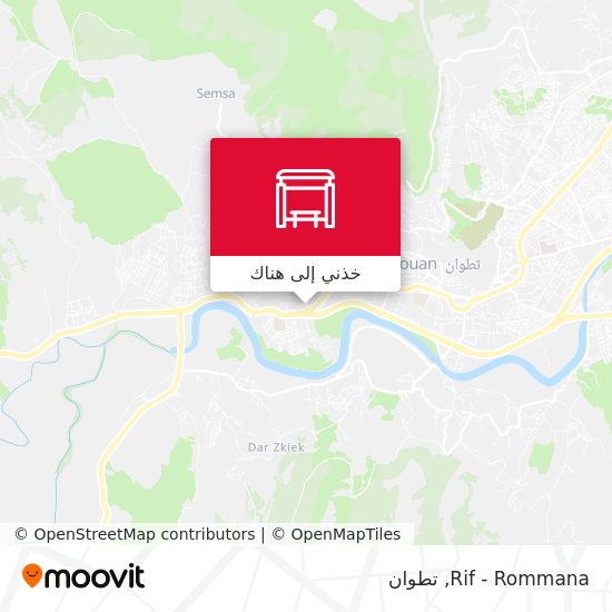 خريطة Rif - Rommana