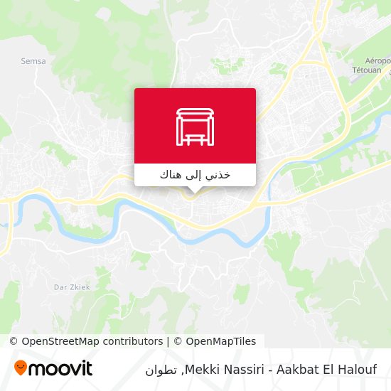 خريطة Mekki Nassiri - Aakbat El Halouf