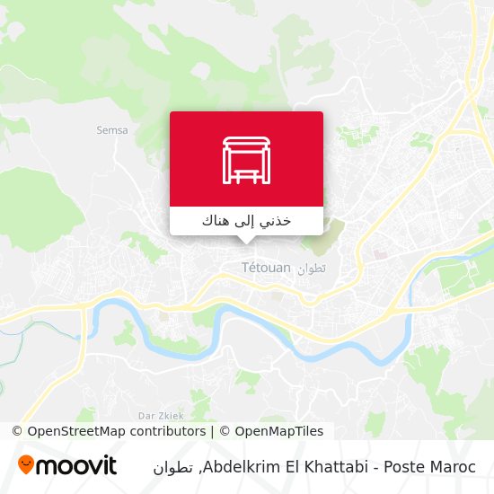 خريطة Abdelkrim El Khattabi - Poste Maroc