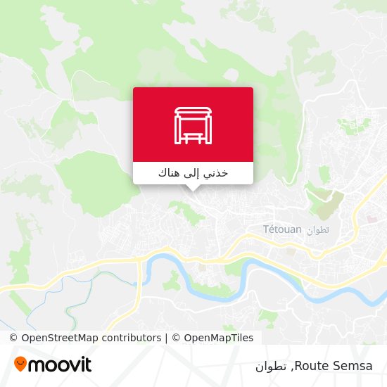 خريطة Route Semsa