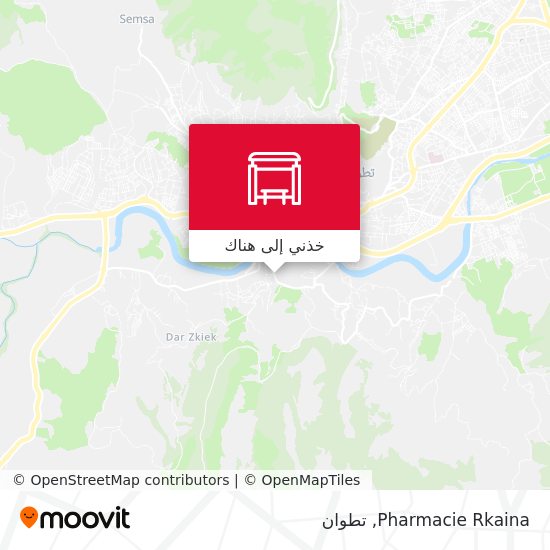 خريطة Pharmacie Rkaina