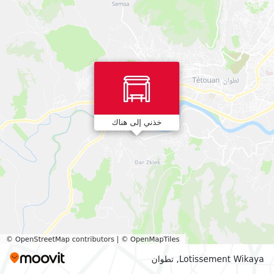 خريطة Lotissement Wikaya