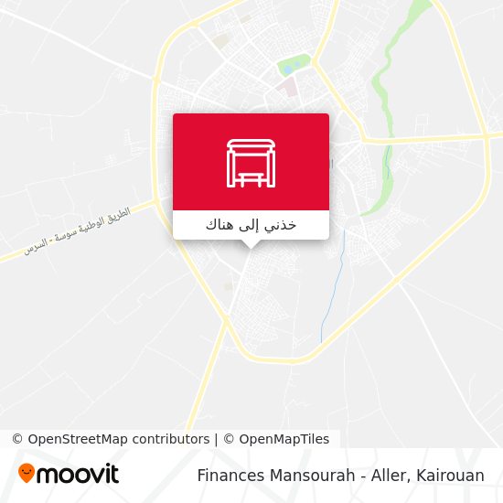 خريطة Finances Mansourah - Aller