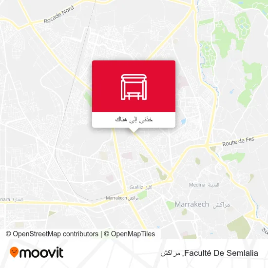 خريطة Faculté De Semlalia