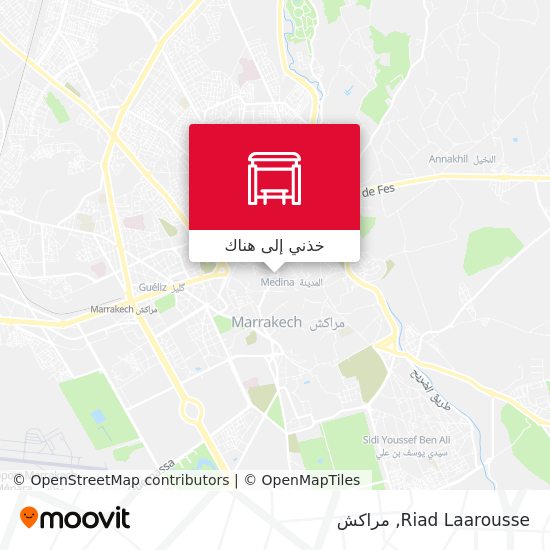 خريطة Riad Laarousse
