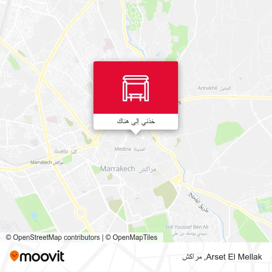 خريطة Arset El Mellak