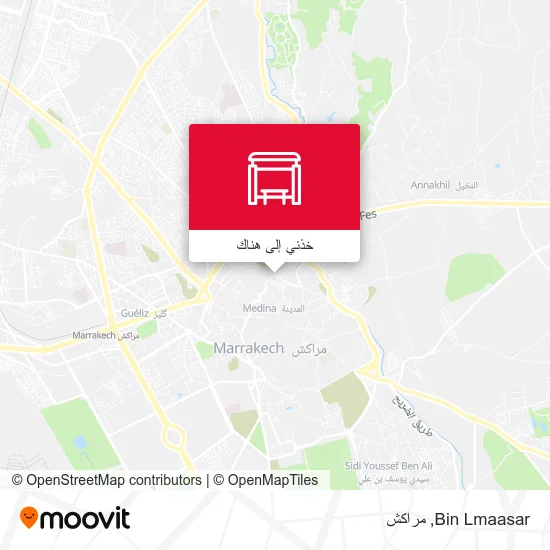 خريطة Bin Lmaasar