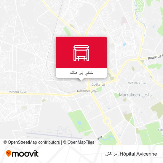 خريطة Hôpital Avicenne