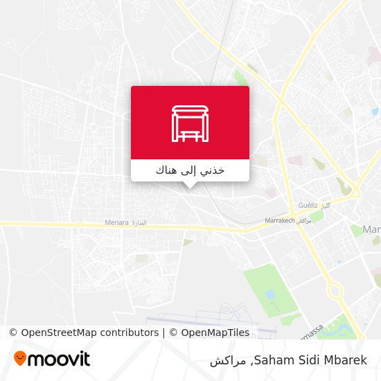 خريطة Saham Sidi Mbarek