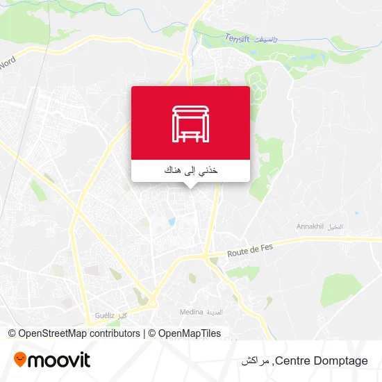 خريطة Centre Domptage