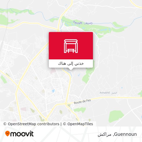 خريطة Guennoun