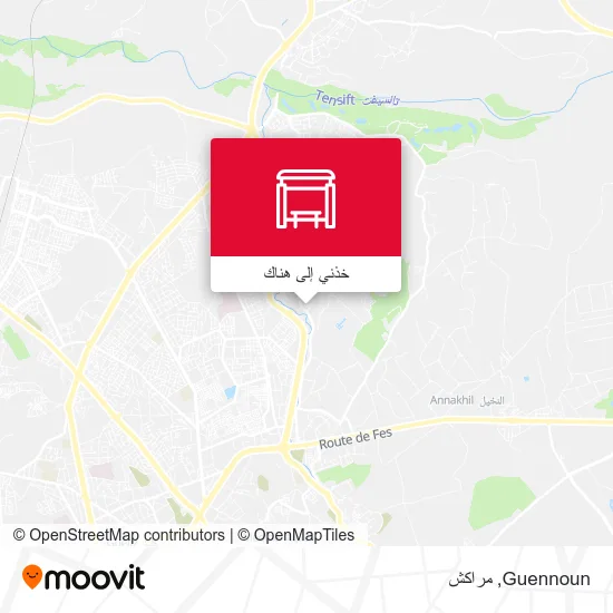 خريطة Guennoun