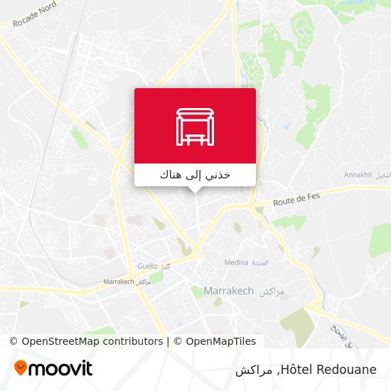 خريطة Hôtel Redouane