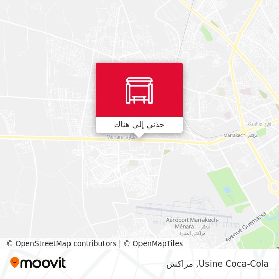 خريطة Usine Coca-Cola