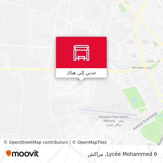 خريطة Lycée Mohammed 6