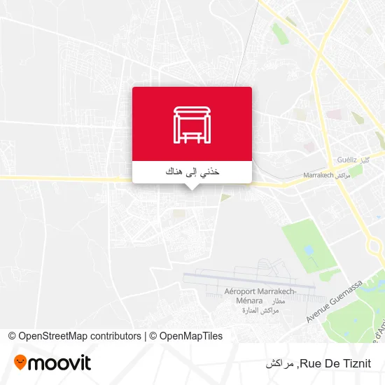 خريطة Rue De Tiznit