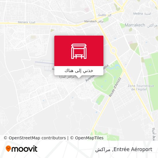 خريطة Entrée Aéroport