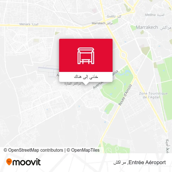 خريطة Entrée Aéroport