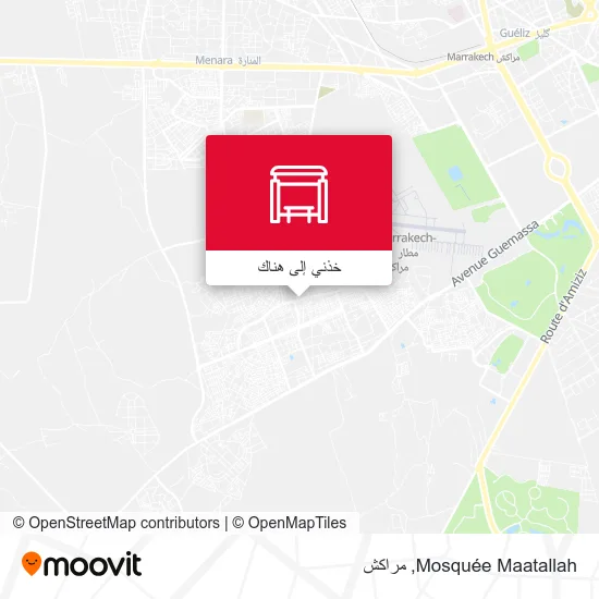 خريطة Mosquée Maatallah