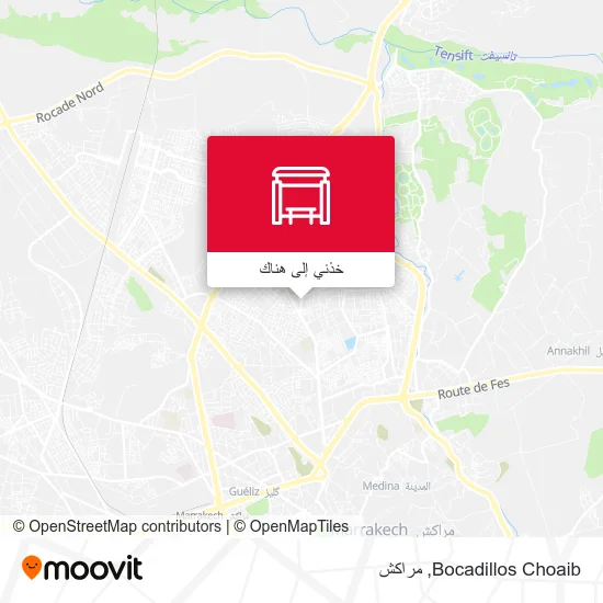 خريطة Bocadillos Choaib