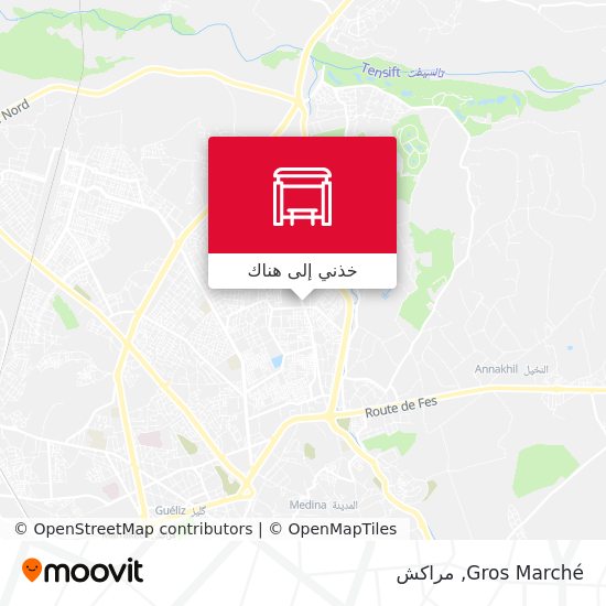 خريطة Gros Marché