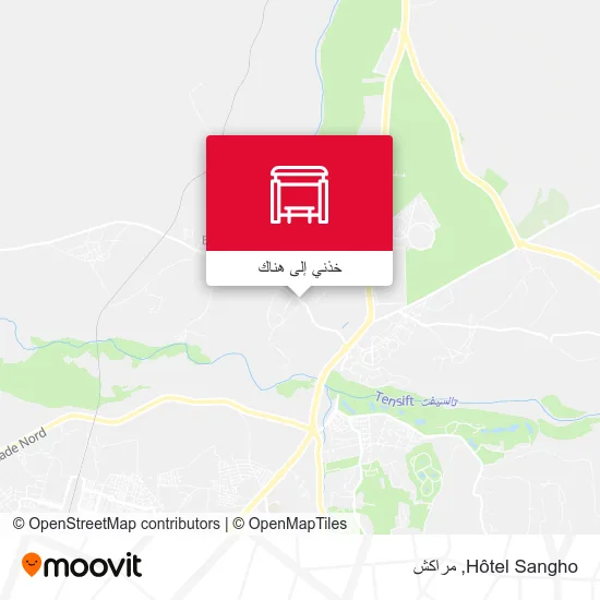 خريطة Hôtel Sangho